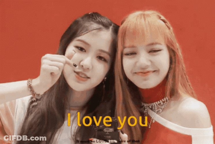 Blackpink K-Pop Rose And Lisa GIF