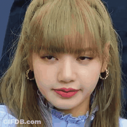 Blackpink Lisa Drinking GIF