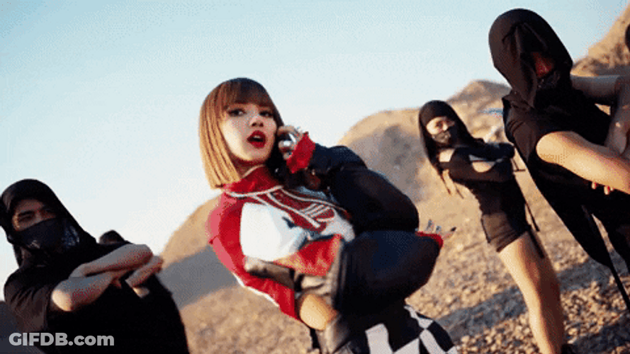 Blackpink Lisa Money Music Video Mini Skirt GIF