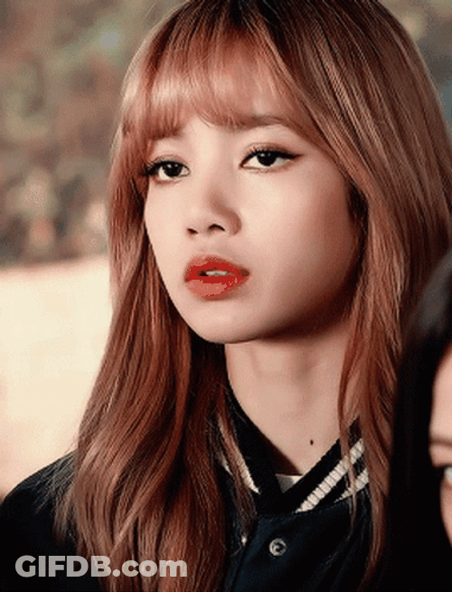 Blackpink Lisa Serious Face GIF