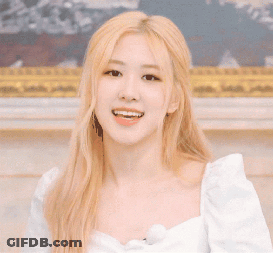 Blackpink Rose Hand Heart GIF
