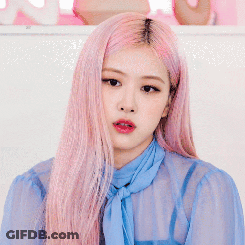Blackpink Rose Sad Frown GIF