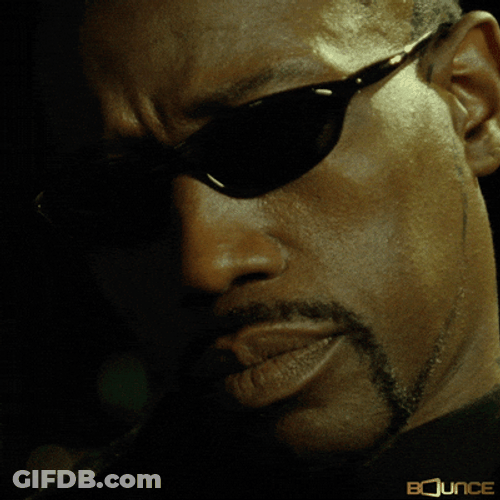 Blade Agreeing Always Bet On Black GIF