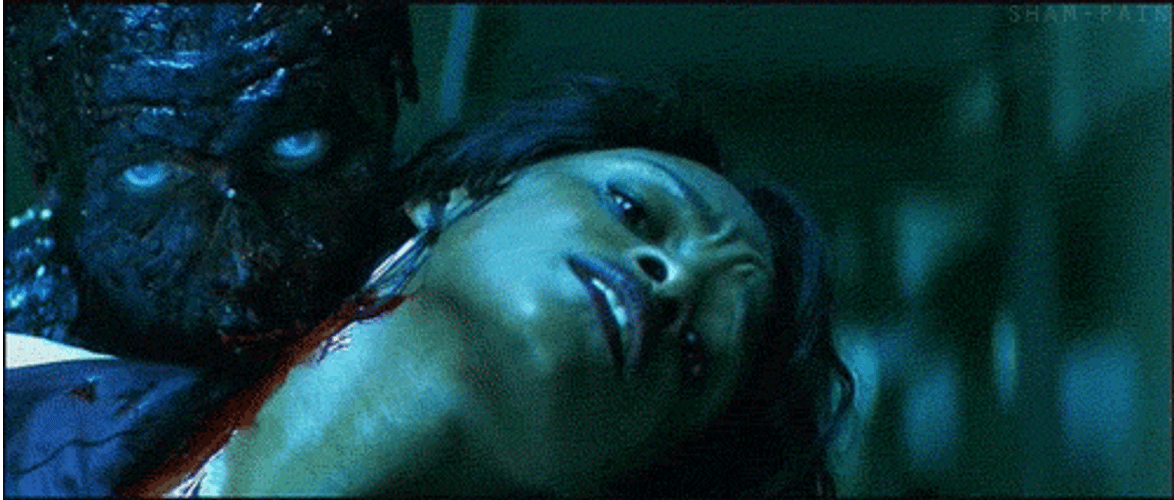 Blade Punches The Vampire GIF