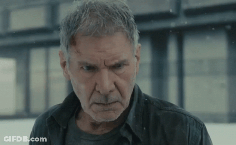 Blade Runner 2049 Harrison Ford GIF
