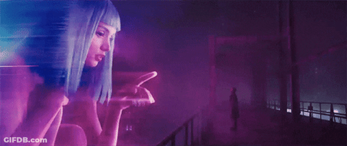 Blade Runner 2049 Joi Blue Hair GIF