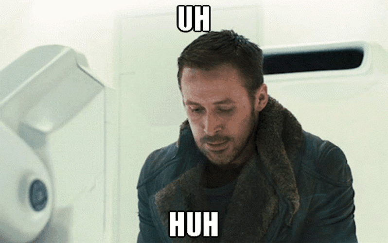 Blade Runner 2049 Officer K Uh Huh GIF