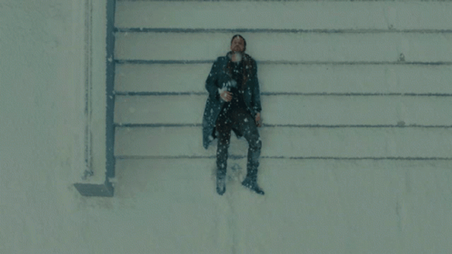 Blade Runner 2049 Ryan Gosling Snow GIF