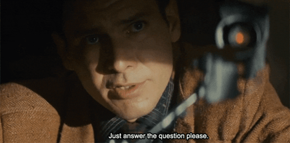 Blade Runner Answer The Question GIF