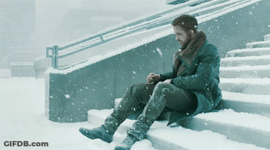 Blade Runner Officer K Snow GIF
