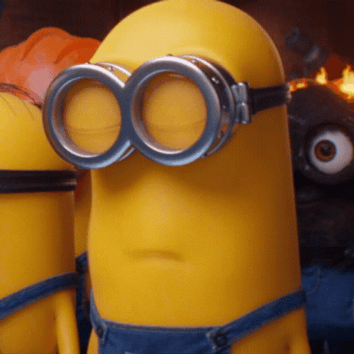 Blah Eye Roll Minion GIF