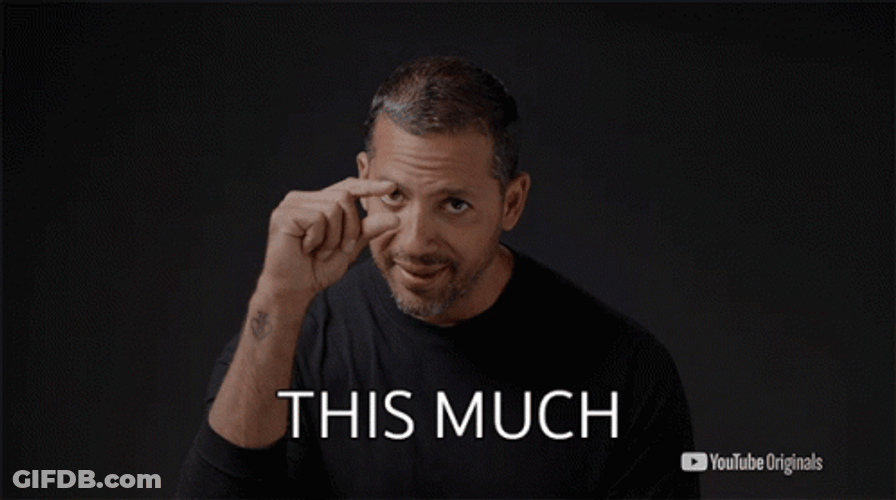 Blaine Missed It By That Much This Much GIF
