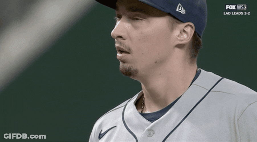 Blake Snell Angry Face GIF