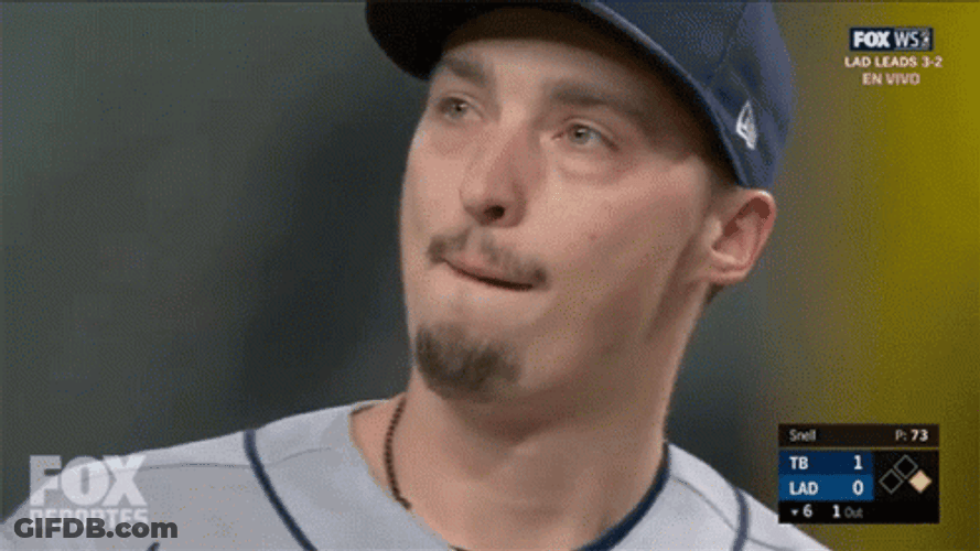 Blake Snell Disappointed Reaction GIF