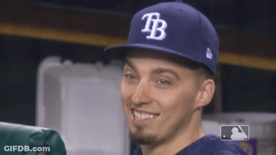 Blake Snell Smile GIF