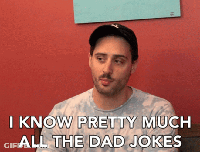 Blake Webber Talking About Dad Joke GIF