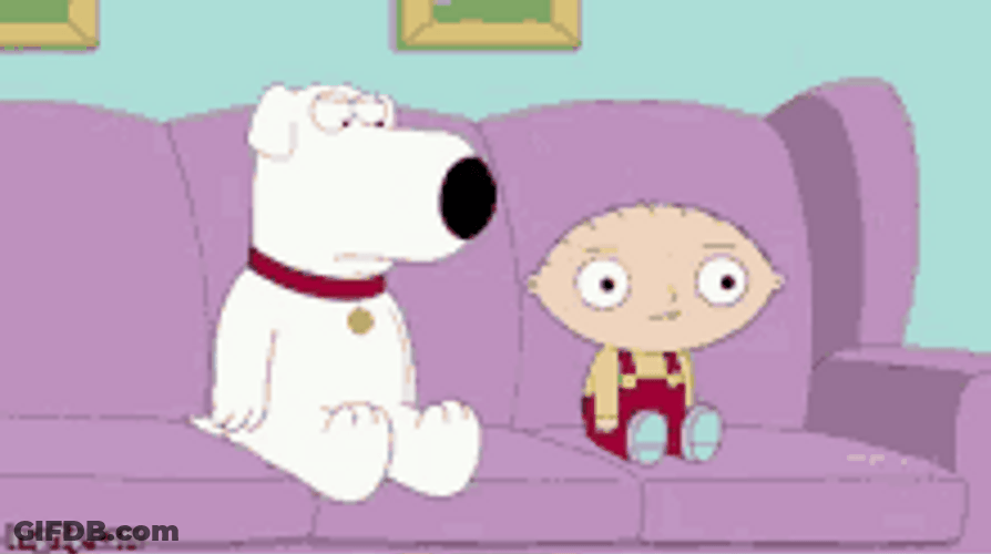 Blank Stare Stewie Wheres My Money Lay Couch GIF