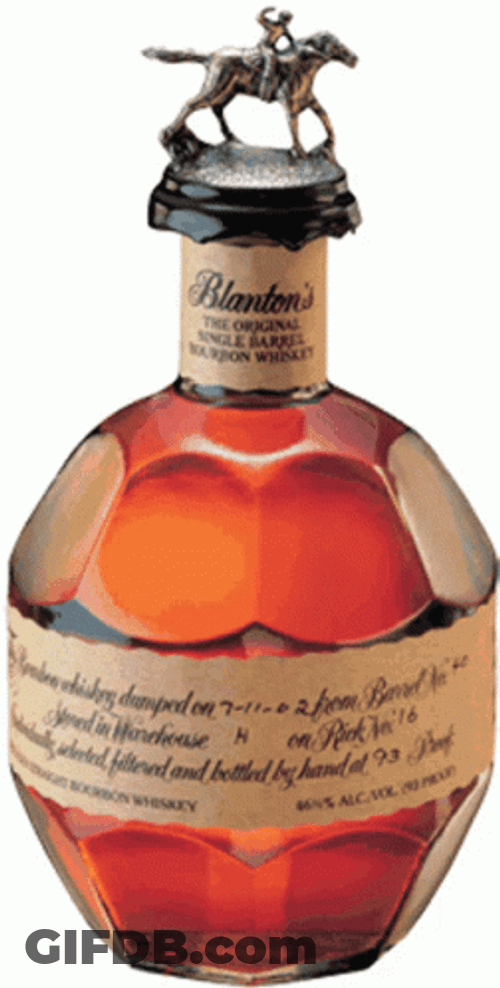 Blanton's Single Barrel Bourbon Whiskey GIF