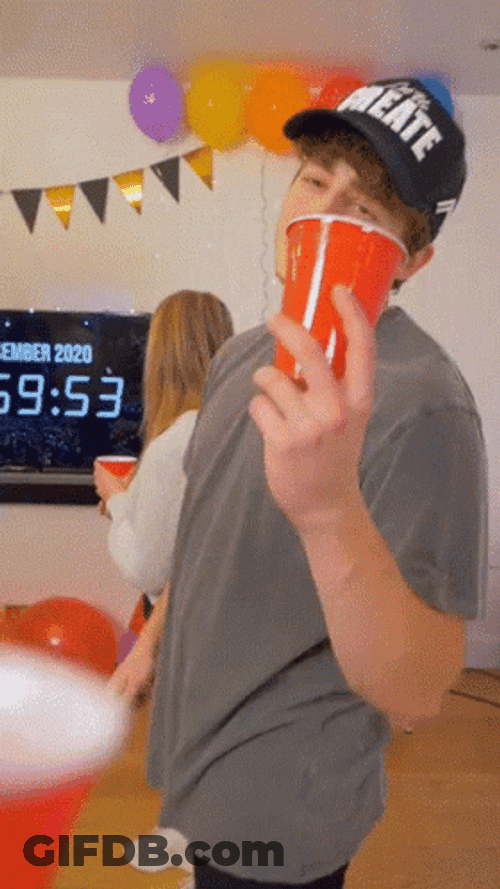 Blast In A Glass Red Cup GIF