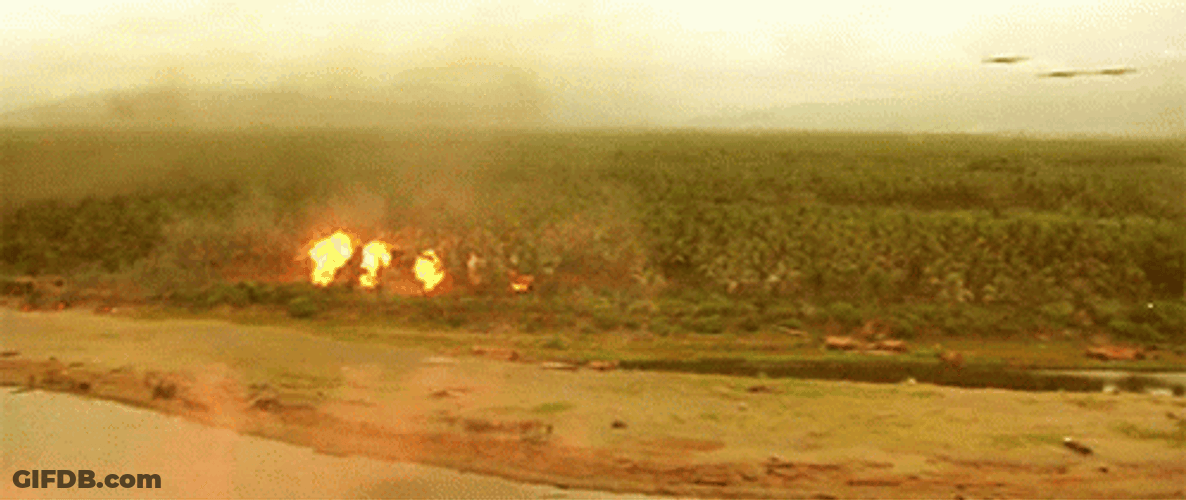 Blasting Wildfire Spreading Fast GIF