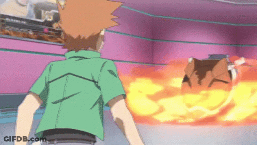 Blastoise Fighting Pokemon Origins GIF