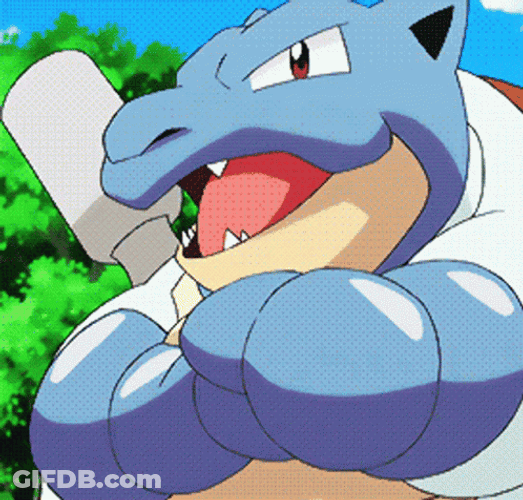 Blastoise Pokemon Talking Crossed Arms GIF