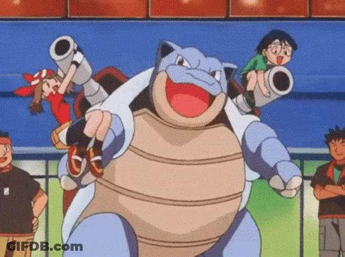 Blastoise Water Pokemon Dancing GIF
