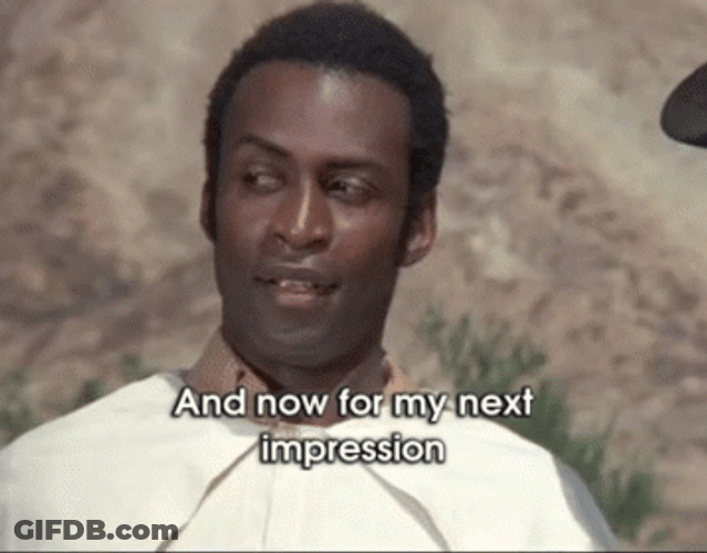 Blazing Saddles Chief Bart Making Impressions GIF