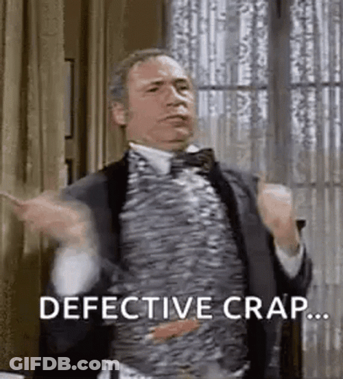 Blazing Saddles Mel Brooks Defective Crap GIF