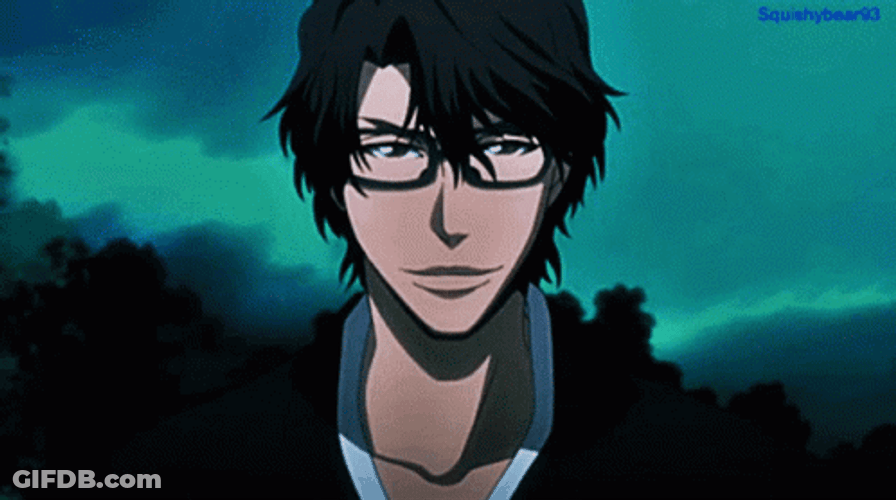 Bleach Aizen With Sunglasses GIF