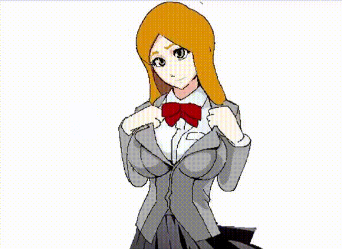 Bleach Anime Heart Chest Out GIF
