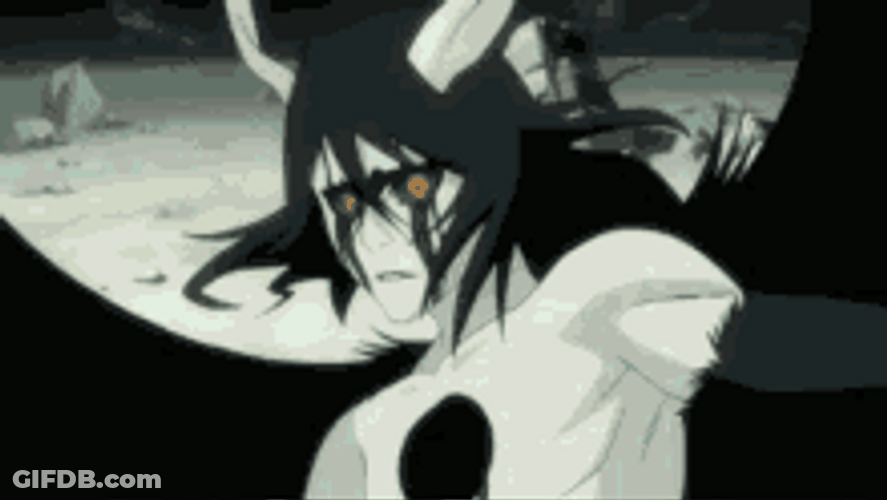 Bleach Hollow Ichigo Versus Ulquiorra Cifer GIF