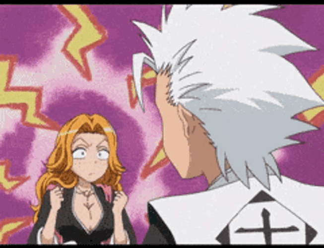 Bleach Rangiku And Tōshirō GIF