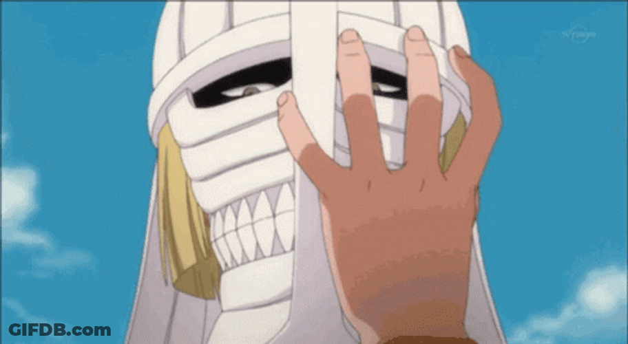 Bleach Shinji Hirako Removing Bandage GIF
