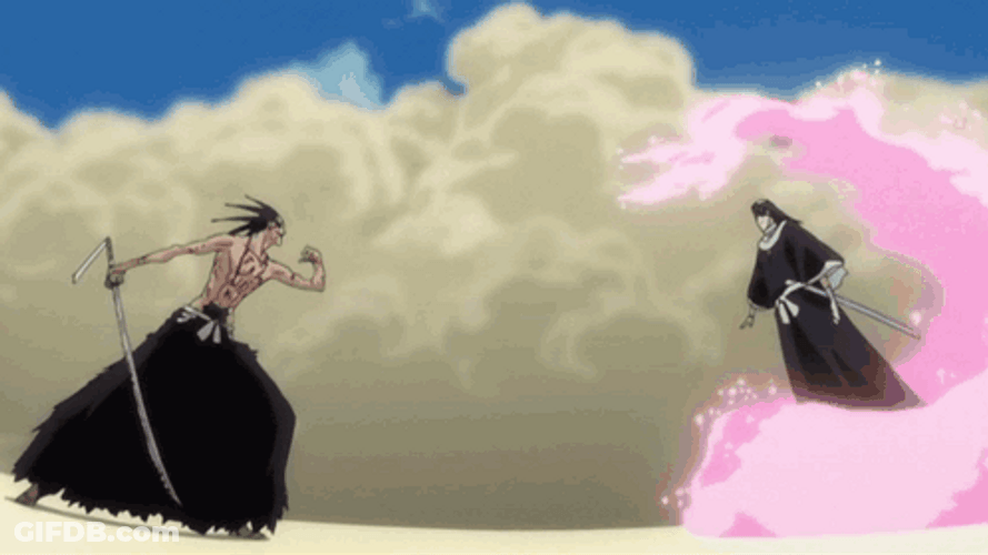 Bleach Yammay Kenpachi GIF