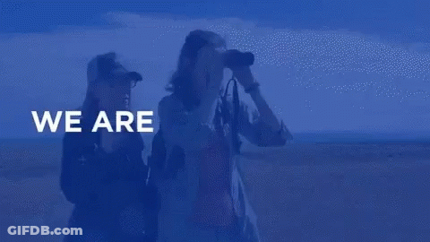 Bleed Blue On Black GIF