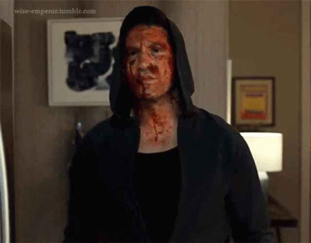 Bleeding Frank Castle The Punisher GIF