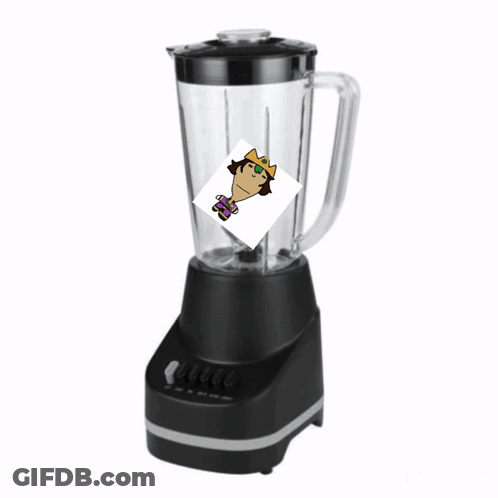Blender With King Sticker GIF