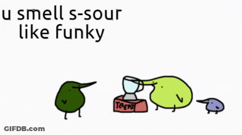 Blender With Text U Smell S-Sour Like Funky GIF