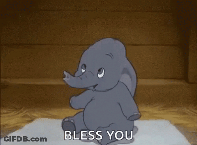 Bless You Dumbo Sneeze GIF