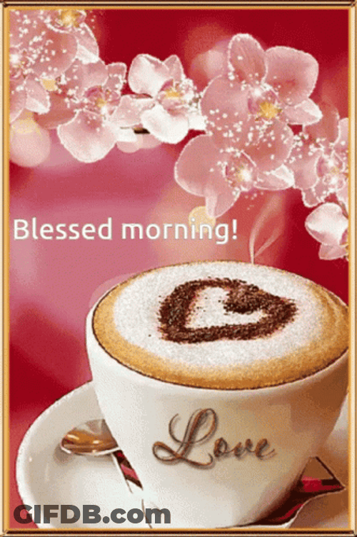 Blessed Coffee Good Morning GIF