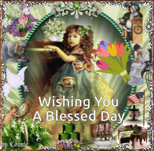 Blessed Day Morining Sis Butterfly In Rain GIF