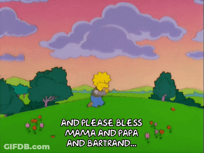 Blessed Day Simpson Prayer For Family GIF