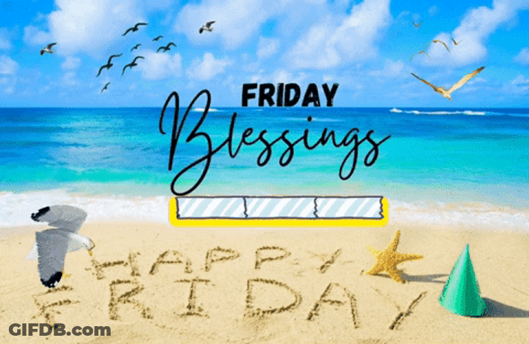 Blessed Friday At The Beach GIF