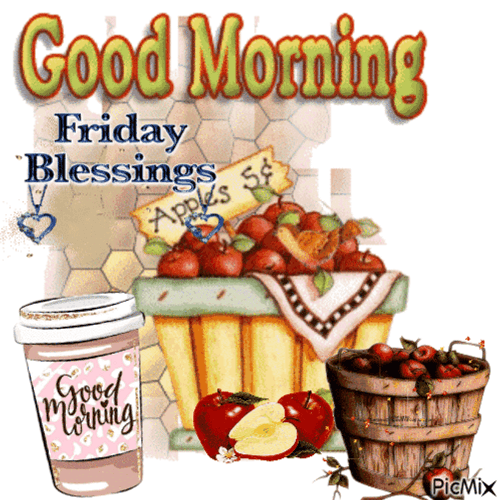 Blessed Friday Basket Of Goods GIF