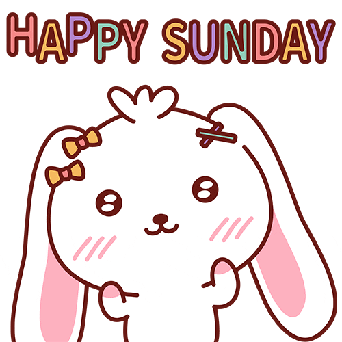 Blessed Happy Sunday Cheerful BluesBear GIF