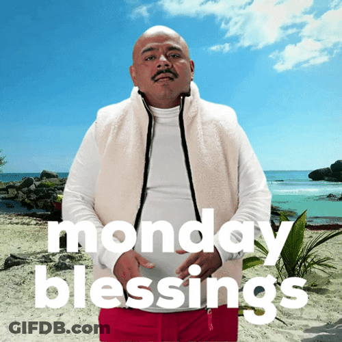 Blessed Monday Bald Man Greetings GIF