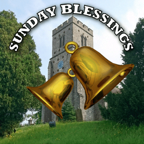 Blessed Sunday Bells Ringing GIF