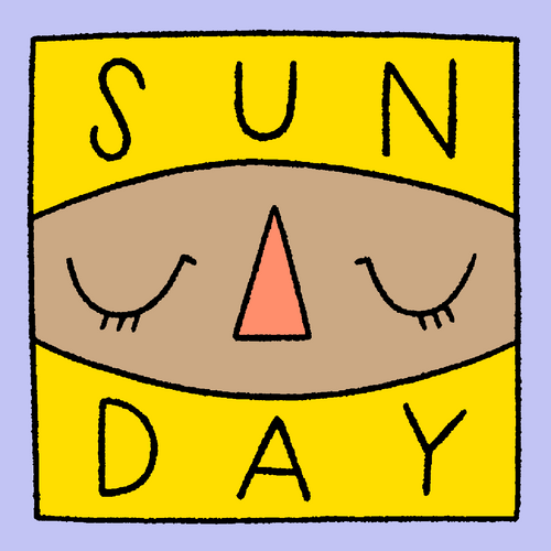 Blessed Sunday Eye Wink Moving Art GIF
