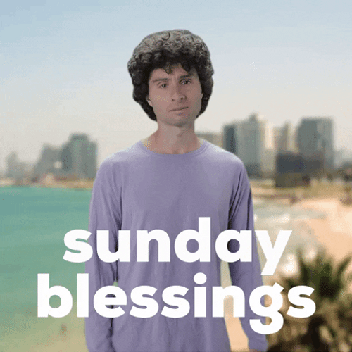 Blessed Sunday Passive Reaction GIF